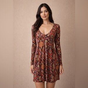 Michael Lauren print dress